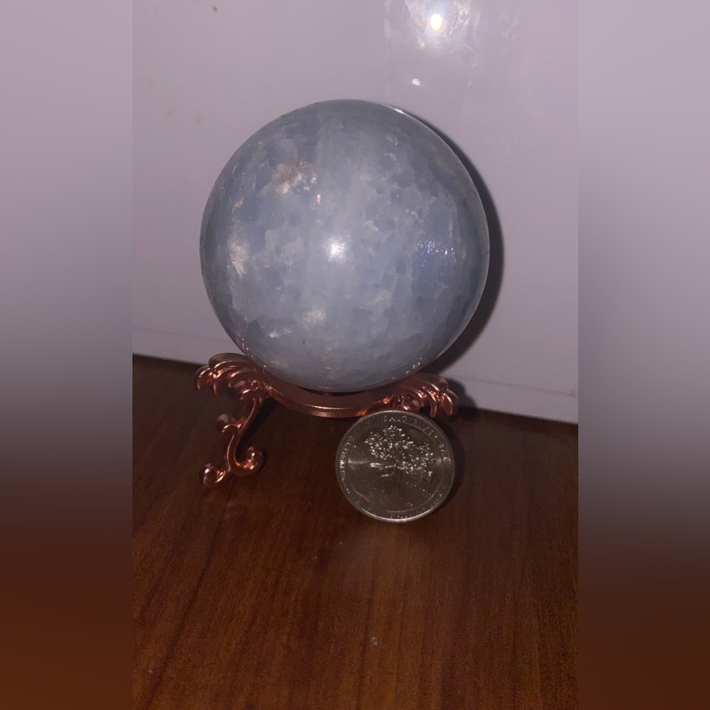 Blue Calcite Sphere